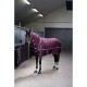 Stájová deka na koně  Elite s krkem ve vínové barvě a velikosti 125cm, výprodej